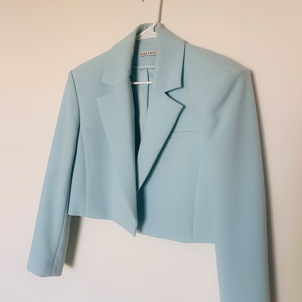 Alice + Olivia Cropped Jacket